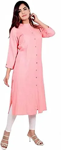 Yug Fashion's Women A line Rayon Kurta Set Front Button Design-thumb2