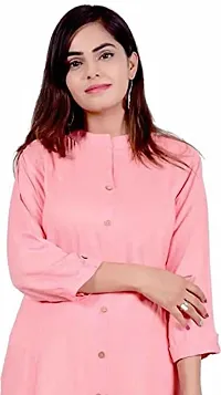 Yug Fashion's Women A line Rayon Kurta Set Front Button Design-thumb3