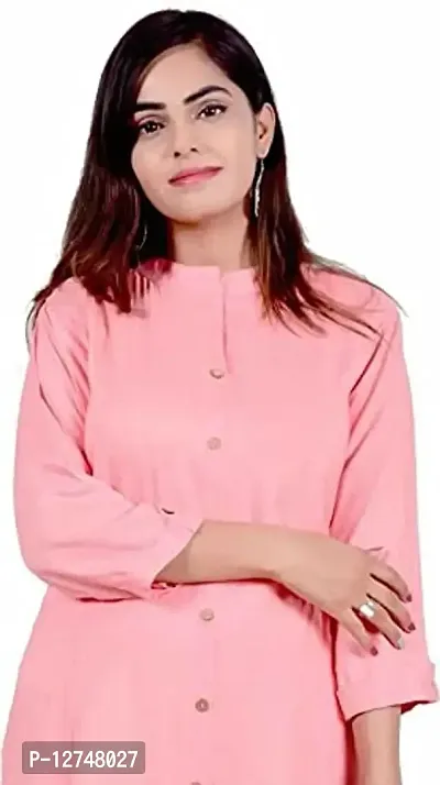 Yug Fashion's Women A line Rayon Kurta Set Front Button Design-thumb4