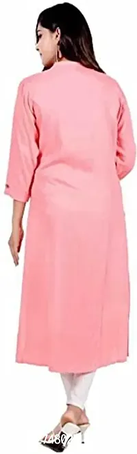 Yug Fashion's Women A line Rayon Kurta Set Front Button Design-thumb2