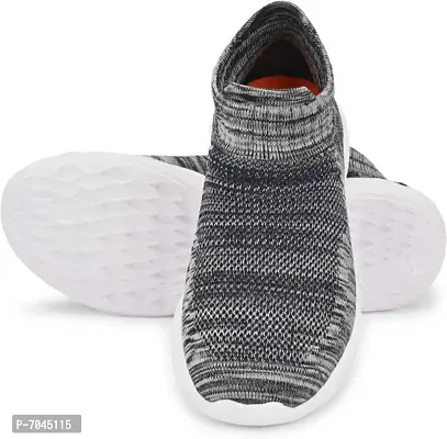 Grey Socks Sports Shoes, Running Shoes, Walking Shoes, Light weight Shoes-thumb5