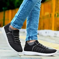 Black Socks Sports Shoes, Running Shoes, Walking Shoes, Light weight Shoes-thumb1
