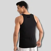 Stylish Polyester Printed Vests For Men-thumb1