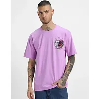 Men Polyester Oversize Printed T Shirt-thumb3