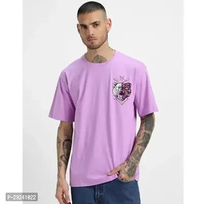 Men Polyester Oversize Printed T Shirt-thumb4