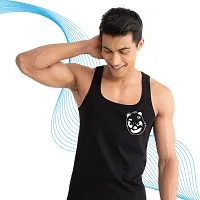 Trendy Stylish Polyester Printed Vest for Men-thumb3