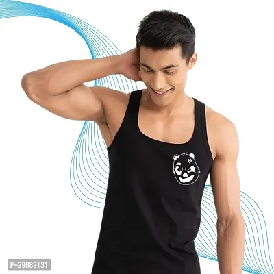 Trendy Stylish Polyester Printed Vest for Men-thumb4