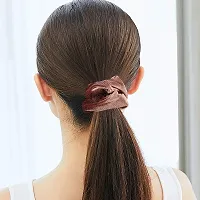 NEITSI?8 Pcs Hair Scrunchies Velvet Elastic Hair Bands Colorful Ponytail Holder Bands Hair Accessories Hair Ties For Women Girls-thumb1