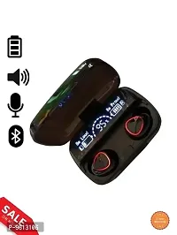 M10 TWS Wireless Earphone Touch Bluetooth Earplugs in The Ear Stereo Sport Headsets Noise Reduction Headphones with Digital Display Black-thumb2