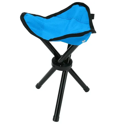 Tripod Camping Stools,Lightweight Portable Folding Camping Chair,Small 3-Legged Canvas Stool ,Random Colour
