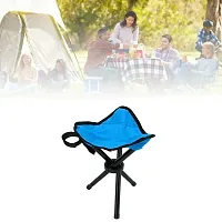 Tripod Camping Stools,Lightweight Portable Folding Camping Chair,Small 3-Legged Canvas Stool ,Random Colour-thumb3