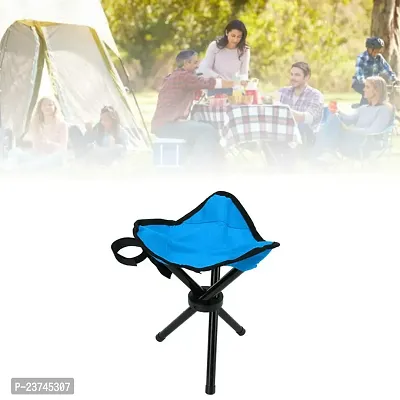 Tripod Camping Stools,Lightweight Portable Folding Camping Chair,Small 3-Legged Canvas Stool ,Random Colour-thumb4