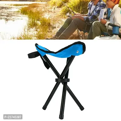 Tripod Camping Stools,Lightweight Portable Folding Camping Chair,Small 3-Legged Canvas Stool ,Random Colour-thumb3