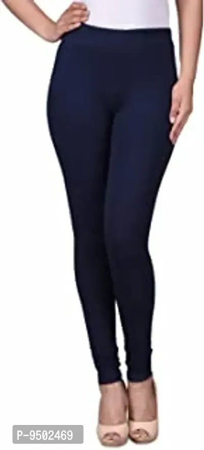 Classic Cotton Solid Leggings For Women-thumb0