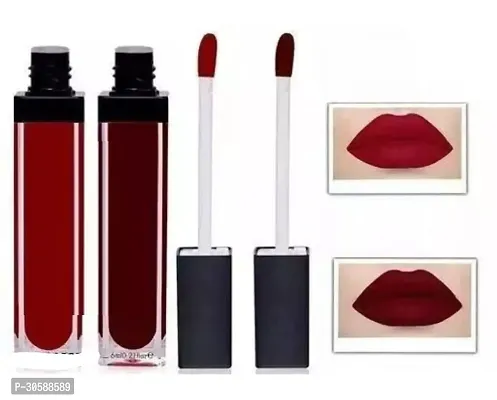 Matte Lipstick Maroon Wine Pack of 2-thumb0