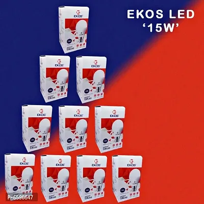 EKOS 15W LED BULB |B22 | 6500K | COOL DAY LIGHT | WHITE