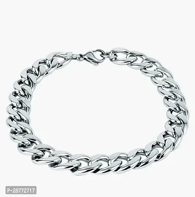 Alluring Silver Wraparound Bracelet For Men