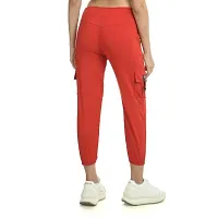 SRI CLUB Womens Cargo Trousers and Joggers Relaxed Fit Pants for Women of Stretchable and Elasticated Drawstring Waist-thumb1