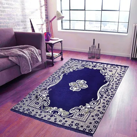 excell loomtex Presents Velvet Carpet - |60"" inch x 84"" inch | 150 cm x 210 cm | 5 Feet x 7 Feet |