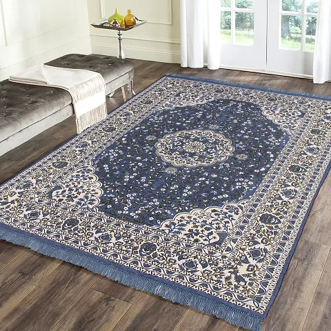 6X4 Feet Chenille And Polyester Carpet - (Made In India )