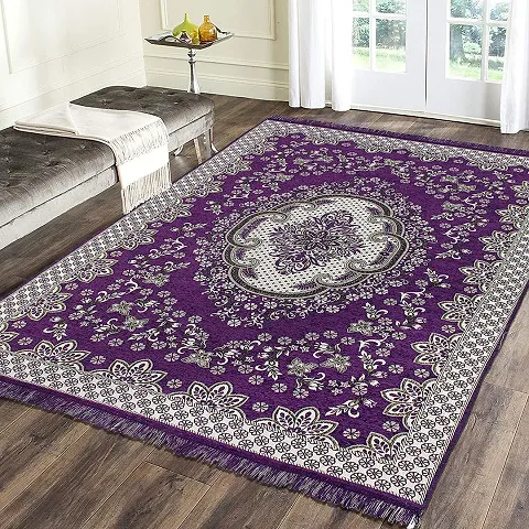 6X4 Feet Chenille And Polyester Carpet - (Made In India )