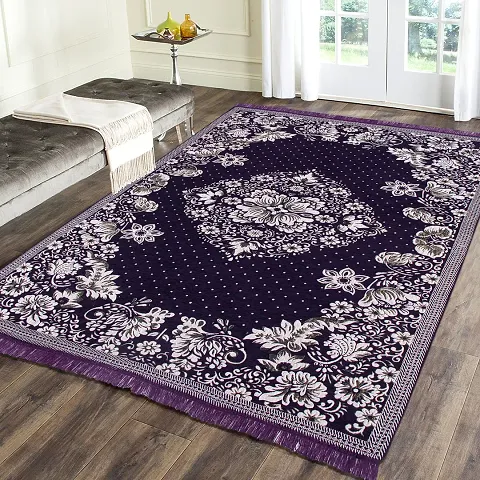 6X4 Feet Chenille And Polyester Carpet - (Made In India )