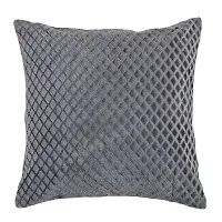 Comfortable Velvet Embossed Diwan Set- 1 Single Bedsheet, 3 Cushion Covers And 2 Bolster Covers-thumb2