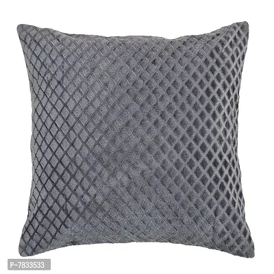Comfortable Velvet Embossed Diwan Set- 1 Single Bedsheet, 3 Cushion Covers And 2 Bolster Covers-thumb3