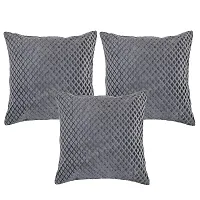 Comfortable Velvet Embossed Diwan Set- 1 Single Bedsheet, 3 Cushion Covers And 2 Bolster Covers-thumb1