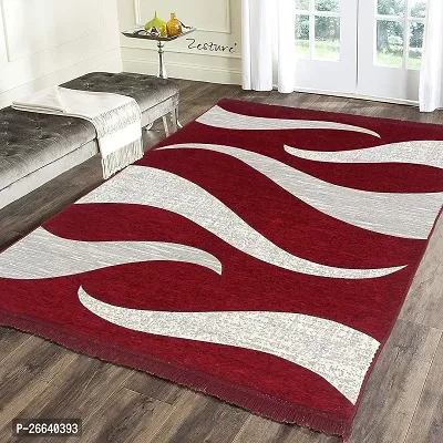 Designer Maroon Velvet Carpets Pack Of 2