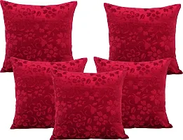 Stylish Fancy Velvet Cushion Covers  Bolsters Covers Pack Of 7-thumb1