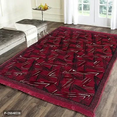 Designer Multicoloured Chenille Carpets Pack Of 2