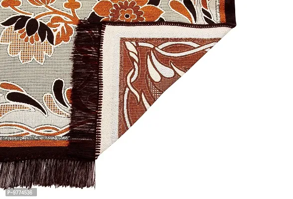 Designer Multicoloured Woven Jute Cotton  Carpets Combo Pack Of 2-thumb5