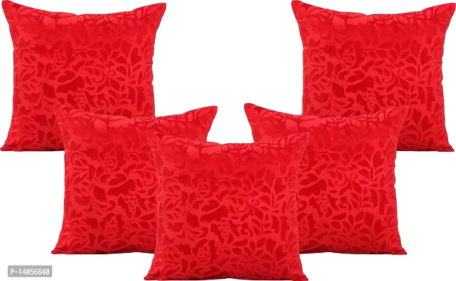 Stylish Fancy Velvet Cushion Covers Pack Of 10-thumb2