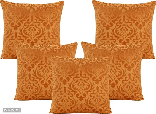 Stylish Fancy Velvet Cushion Covers Pack Of 10-thumb3