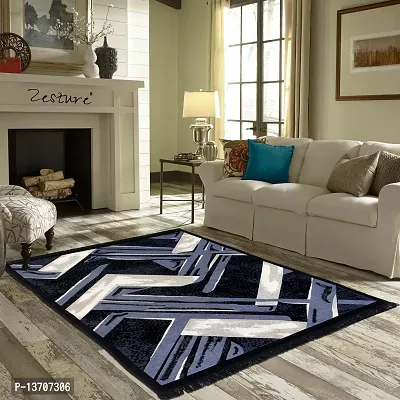 Stylish Fancy Designer Chenille Printed Carpets-thumb0