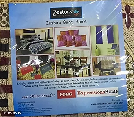 Zesture Bring Home Shufflekart Home Ethnic Velvet Touch Premium chennile Carpet/Rug/durries-(55'' x 84 '')-thumb4