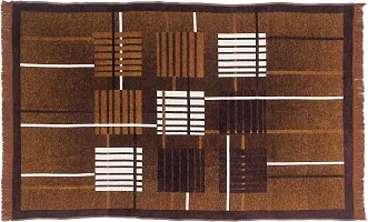 Designer Multicoloured Cotton Blend Carpets Pack Of 2-thumb1