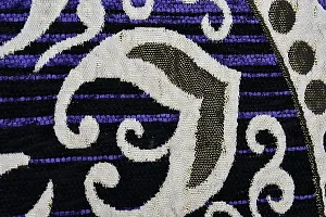 Designer Blue Chenille Carpets Pack Of 2-thumb3