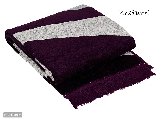 Zesture Premium 6D Jacquard Weaved Multipurpose Living Room ,Bedroom, Kitchen, picnics ,Temple (4.5ft x 6 ft, Wine)-thumb2