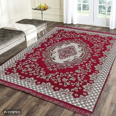Stylish Fancy Designer Velvet Printed Carpets-thumb0