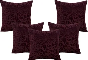 Stylish Fancy Velvet Cushion Covers Pack Of 10-thumb1