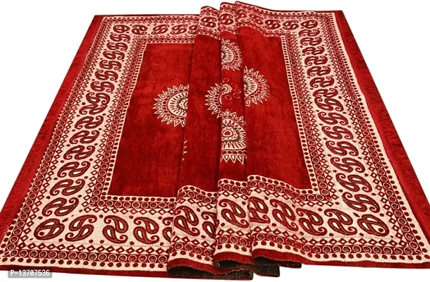 Stylish Fancy Designer Velvet Printed Carpets-thumb2