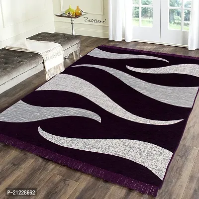 Zesture Premium 6D Jacquard Weaved Multipurpose Living Room ,Bedroom, Kitchen, picnics ,Temple (4.5ft x 6 ft, Wine)-thumb0