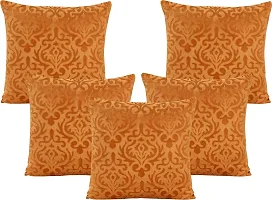 Stylish Fancy Velvet Cushion Covers Pack Of 7-thumb1