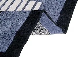 Braids Geometric Carpet (Black, Silver Grey, Chennile, 3 x 5)-thumb3