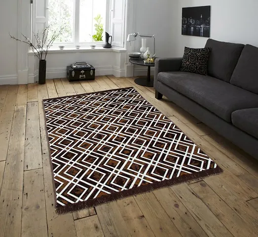Stylish Fancy Designer Blended Printed Carpets