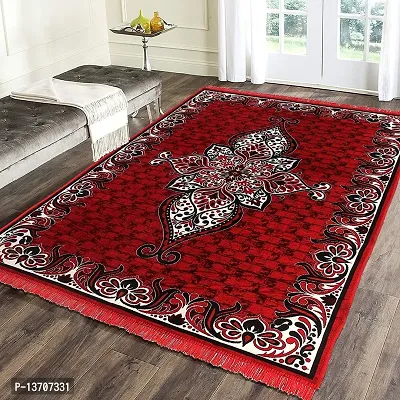 Stylish Fancy Designer Chenille Printed Carpets-thumb0