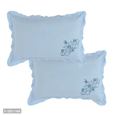 Zesture Solid Cotton Pillow Cover, Case Set 2 Pcs-thumb3