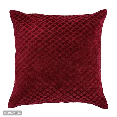 Zesture Premium 3D Embossed Valvet Touch Pixel Design Cushion Cover Set of 5-thumb3